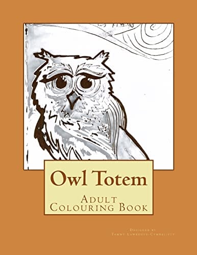 Owl Totem Adult Colouring Book
