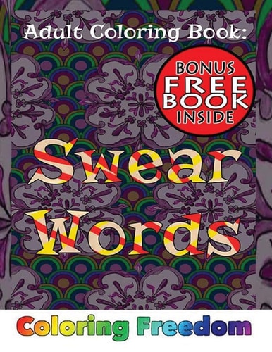 Adult Coloring Book Swear Words