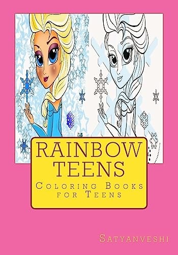 Coloring Book for Teens Rainbow Teens