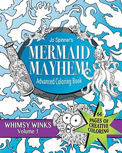 Mermaid Mayhem Advanced Coloring Book