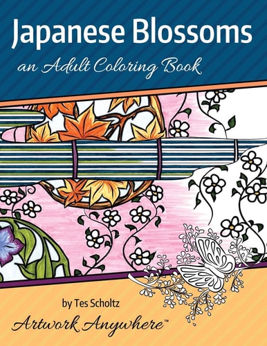 Japanese Blossoms An Adult Coloring Book