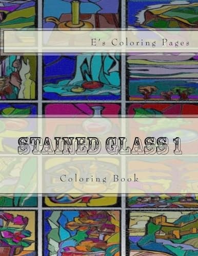 Stained Glass 1 Coloring Book