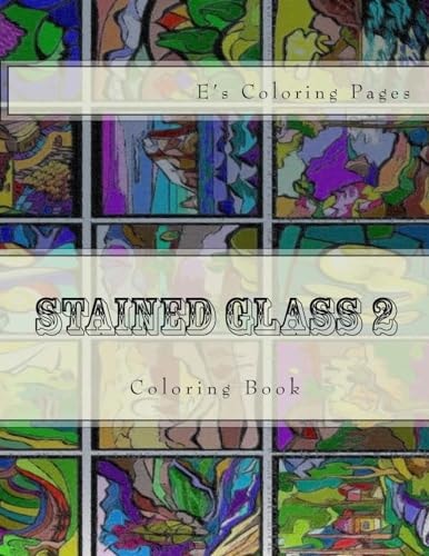 Stained Glass 2 Coloring Book