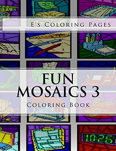 Fun Mosaics 3 Coloring Book