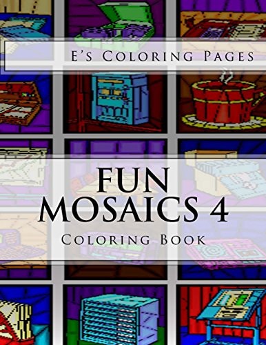 Fun Mosaics 4 Coloring Book