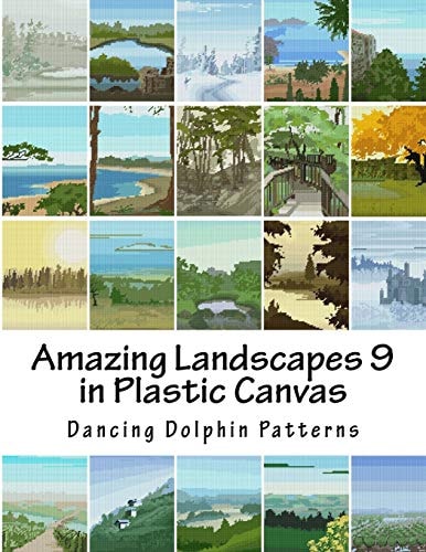 Amazing Landscapes 9 In Plastic Canvas