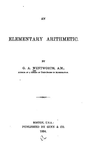 An Elementary Arithmetic