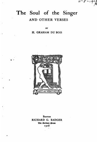 The Soul of the Singer, and Other Verses
