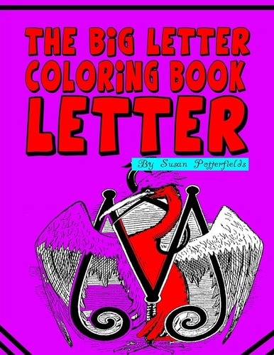 The Big Letter Coloring Book Letter M