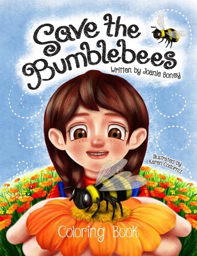 Save the Bumblebees Coloring Book