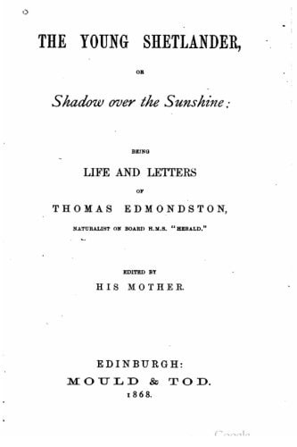 The Young Shetlander, Or Shadow Over the Sunshine