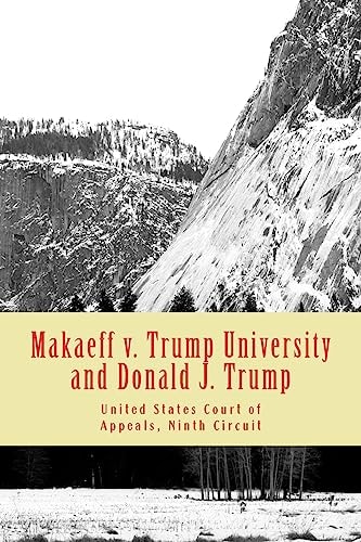 Makaeff V. Trump University and Donald J. Trump