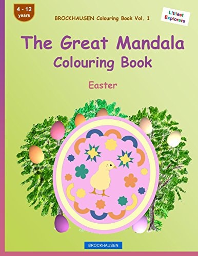 BROCKHAUSEN Colouring Book Vol. 1 - The Great Mandala Colouring Book Easter