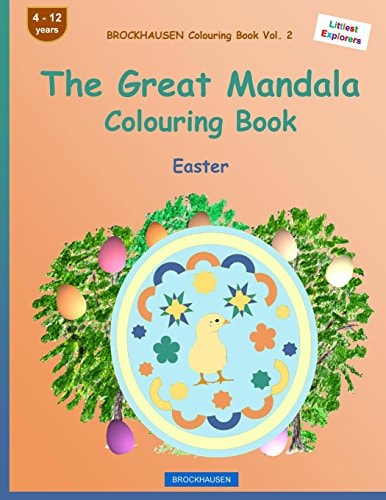 BROCKHAUSEN Colouring Book Vol. 2 - The Great Mandala Colouring Book Easter