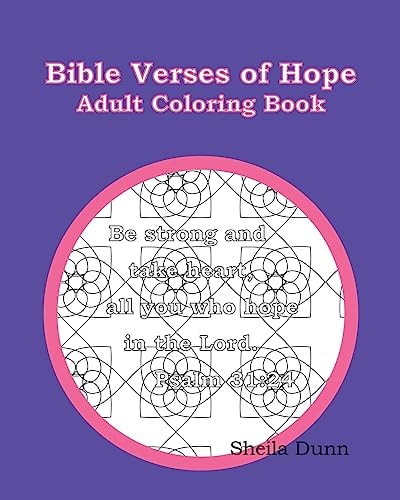 Bible Verses of Hope Adult Coloring Book