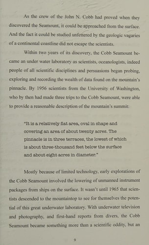 Seamount Discovery and Exploration of Cobb Seamount