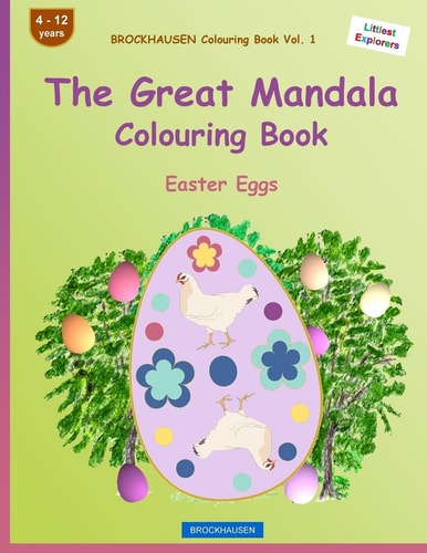 BROCKHAUSEN Colouring Book Vol. 1 - The Great Mandala Colouring Book Easter Eggs