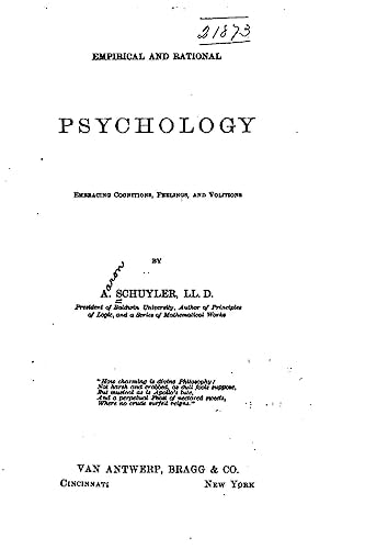 Empirical and Rational Psychology, Embracing Cognitions, Feelings, and Volitions