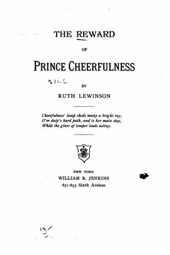 The Reward of Prince Cheerfulness