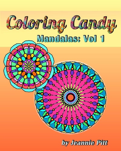 Coloring Candy Mandalas Vol I