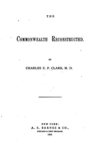 The Commonwealth Reconstructed