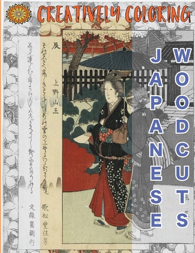 Japanese Woodcuts An Adult Coloring Book