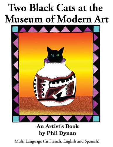 Two Black Cats at the Museum of Modern Art Multi Language (In French, English and Spanish)