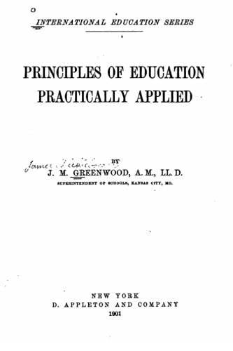 Principles of Education Practically Applied