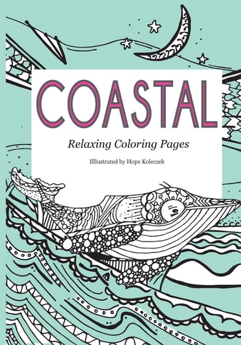 Coastal Relaxing Coloring Pages
