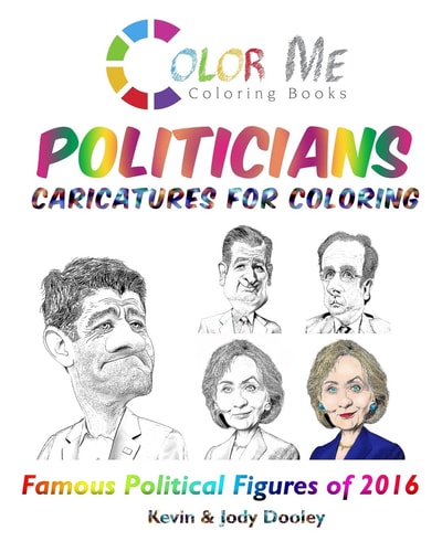 Color Me POLITICIANS Caricatures for Coloring