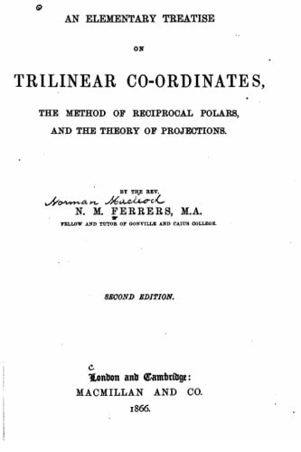 An Elementary Treatise on Trilinear Co-Ordinates
