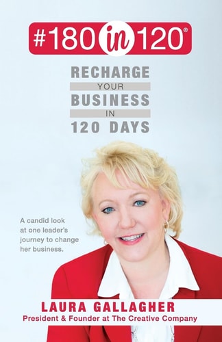 #180in120 Recharge Your Business in 120 Days A Candid Look at One Leader's Journey to Change Her Business.