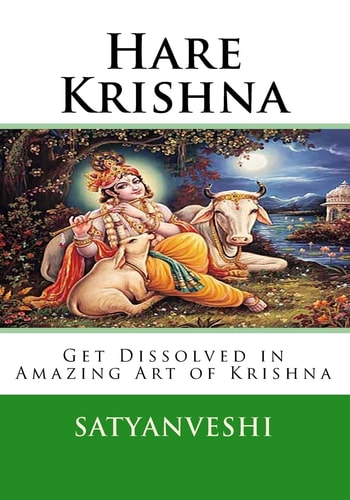 Hare Krishna Get Dissolved in Amazing Krishna Art