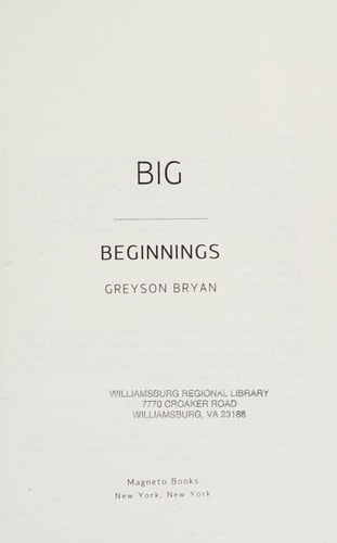 Big Beginnings