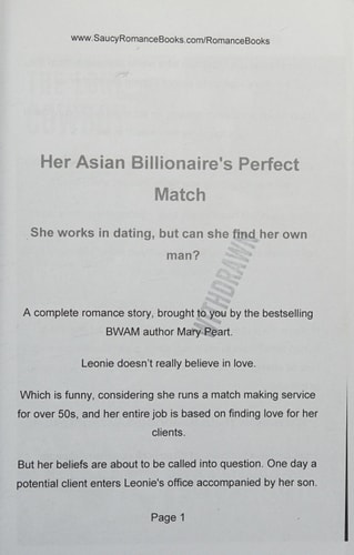 Her Asian Billionaire's Perfect Match A BWAM Marriage And Pregnancy Romance