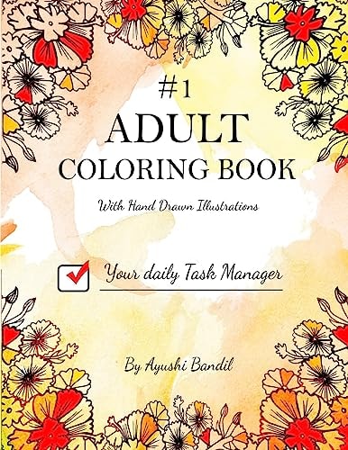 Adult Coloring Book Your Daily Task Manager