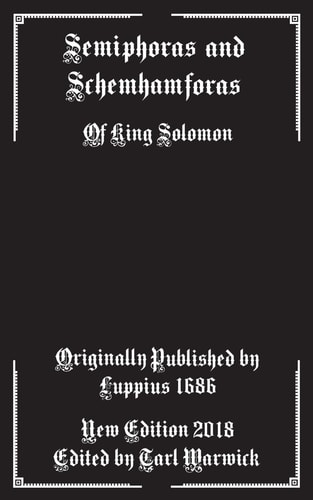 Semiphoras and Schemhamforas Of King Solomon