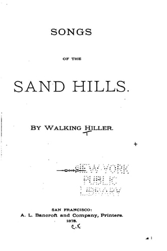Songs of the Sand Hills