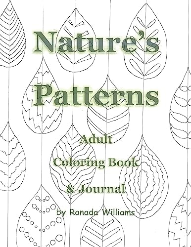 Nature's Patterns Adult Coloring Book