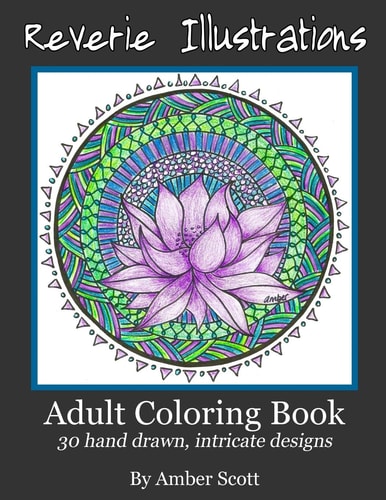 Adult Coloring Books 30 Hand Drawn Intricate Designs