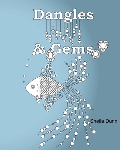 Dangles and Gems Adult Coloring Book
