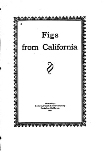 Figs from California