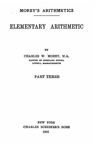 Elementary Arithmetic