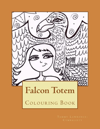 Falcon Totem Adult Colouring Book
