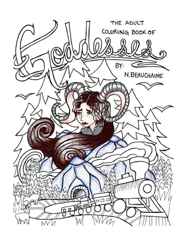 Goddesses An Adult Coloring Book