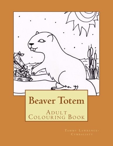 Beaver Totem Adult Colouring Book