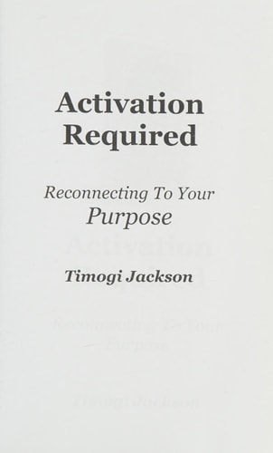 Activation Required Reconnecting To Your Purpose