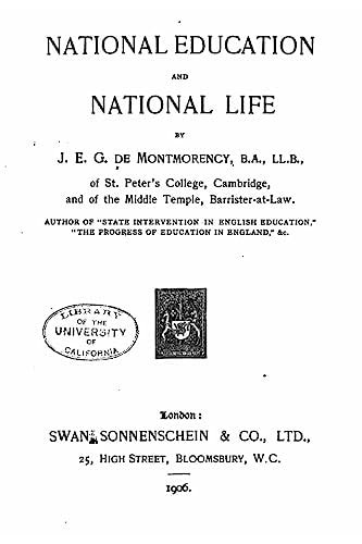 National Education and National Life