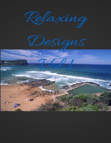 Relaxing Designs, Volume 1 Therapeutic Adult Coloring Book