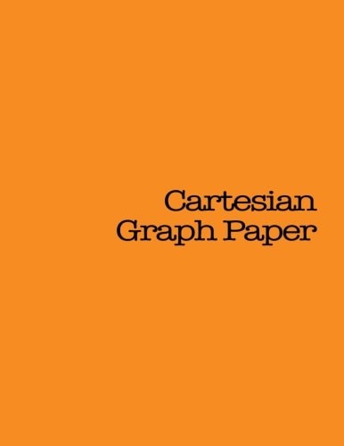 Cartesian Graph Paper 120 Pages, Orange Cover